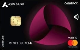 Axis Bank Cashback Credit Card
