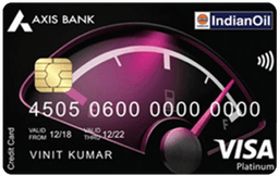 IndianOil Axis Bank Credit Card