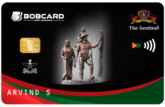 Assam Rifles The SENTINEL BOBCARD credit card