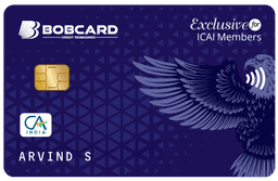 ICAI Exclusive BOBCARD credit card