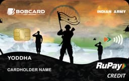 Indian Army YODDHA BOBCARD credit card