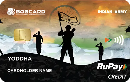 Indian Army YODDHA BOBCARD credit card