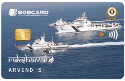 Indian Coast Guard Rakshamah BOBCARD credit card