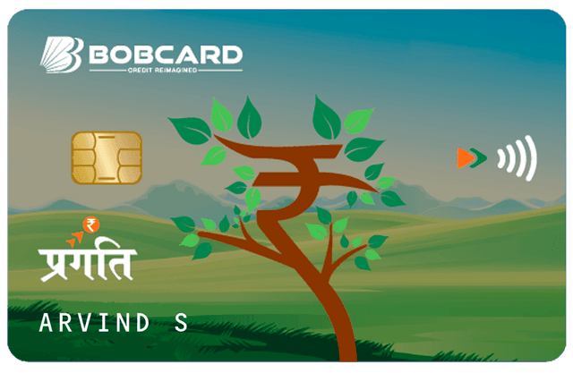 BOBCARD Pragati credit card