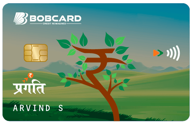 BOBCARD Pragati credit card