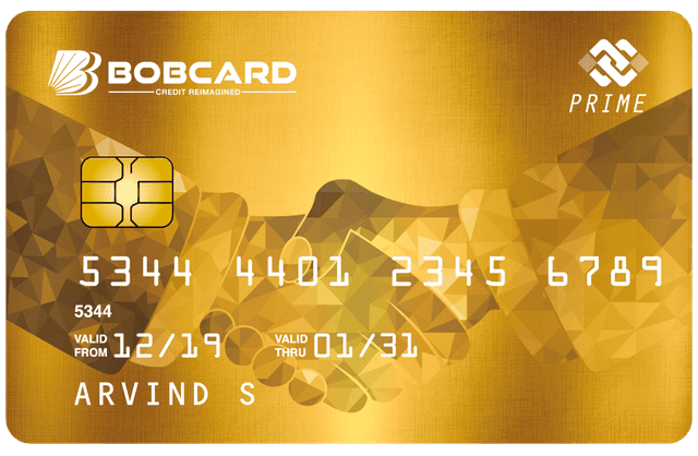 BOBCARD Prime credit card