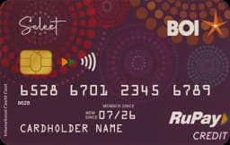BOI RuPay Select Credit Card