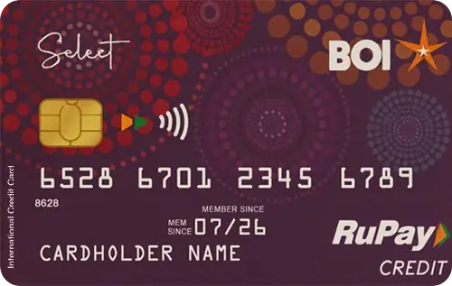 BOI RuPay Select Credit Card