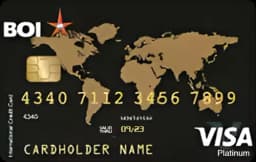 BOI VISA Gold International Credit Card