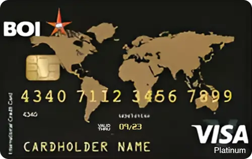 BOI VISA Gold International Credit Card