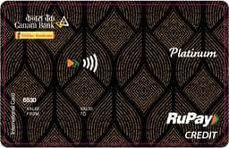 Canara Rupay Platinum Secured Credit Card
