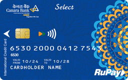 Canara Rupay Select Secured Credit Card
