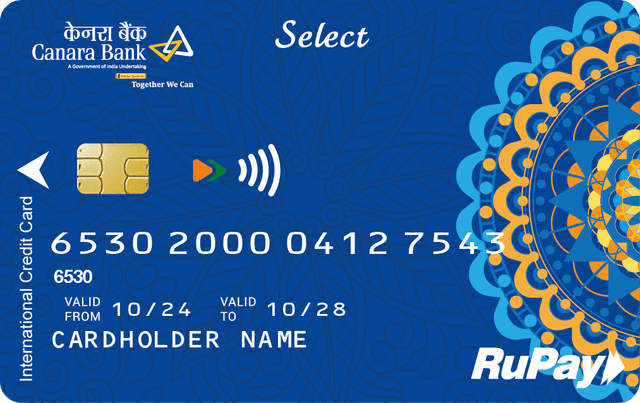 Canara Rupay Select Secured Credit Card