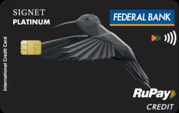 Federal Bank Visa Signet Credit Card