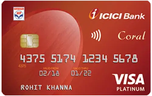 ICICI HPCL Coral Credit Card