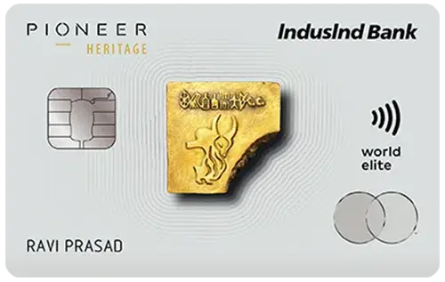 IndusInd Pioneer Heritage Credit Card