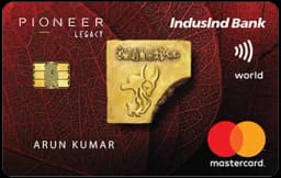 IndusInd Pioneer Legacy Credit Card