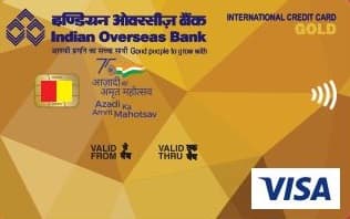 IOB VISA Gold Credit Card