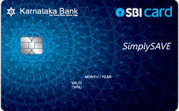 Karnataka Bank SimplySave SBI Credit Card