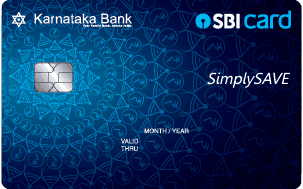 Karnataka Bank SimplySave SBI Credit Card