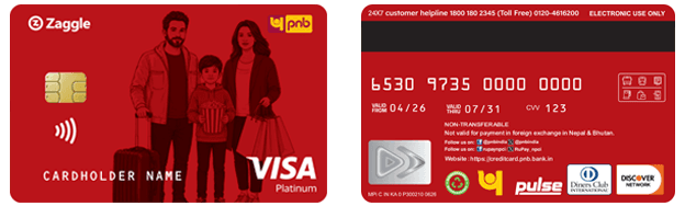 PNB-Zaggle Co-Branded Twin Credit Card
