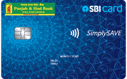 PSB Simply SAVE SBI Card credit card