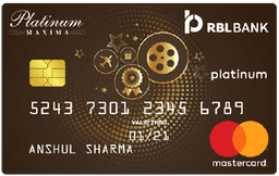 RBL Bank Platinum Maxima Plus Credit Card