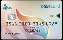 Apollo SBI Card credit card