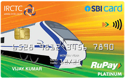IRCTC SBI Platinum Card credit card