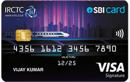 IRCTC SBI Card Premier credit card