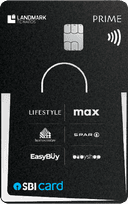 Landmark Rewards SBI Card PRIME credit card