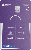 Landmark Rewards SBI Card SELECT credit card