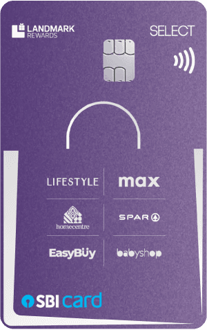 Landmark Rewards SBI Card SELECT credit card