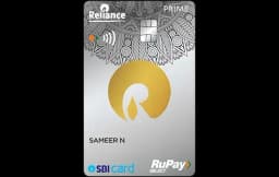 Reliance SBI Card PRIME credit card