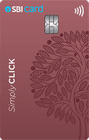 SimplyCLICK SBI Card credit card