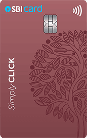 SimplyCLICK SBI Card credit card