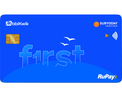 MobiKwik First Suryoday SFB RuPay Platinum Credit Card
