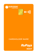 Suryoday SFB RuPay Select Credit Card