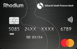 Utkarsh Rhodium Credit Card