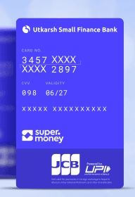 Utkarsh superCard (FD-backed) credit card