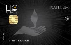 LIC Axis Bank Platinum Credit Card