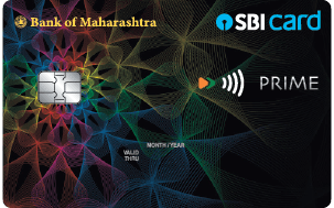 Bank of Maharashtra SBI Card PRIME