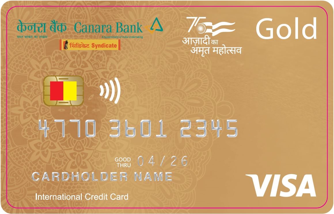 Canara VISA Gold Secured Credit Card
