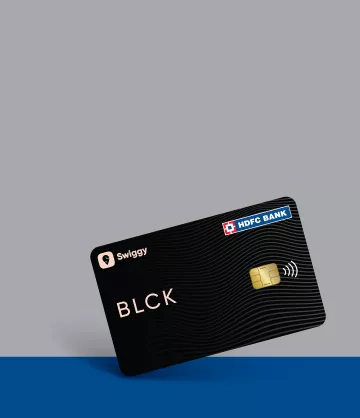 Swiggy BLCK HDFC Bank Credit Card
