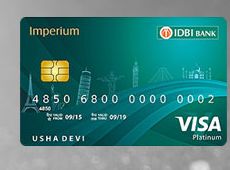 IDBI Bank Imperium Platinum Credit Card (Secured)