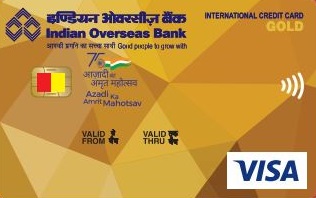IOB VISA Gold Credit Card