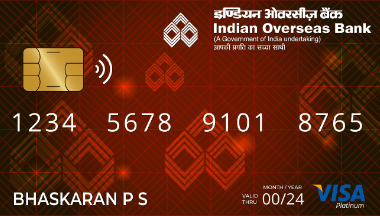 IOB VISA Platinum Credit Card