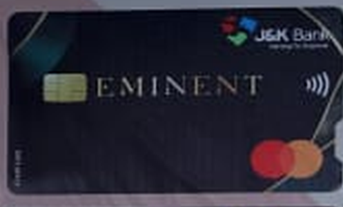 J&K Bank Eminent Credit Card
