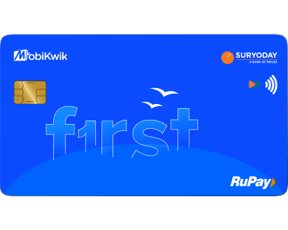 MobiKwik First Suryoday SFB RuPay Platinum Credit Card