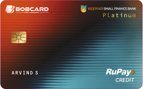 BOBCARD Ujjivan SFB Platinum Credit Card